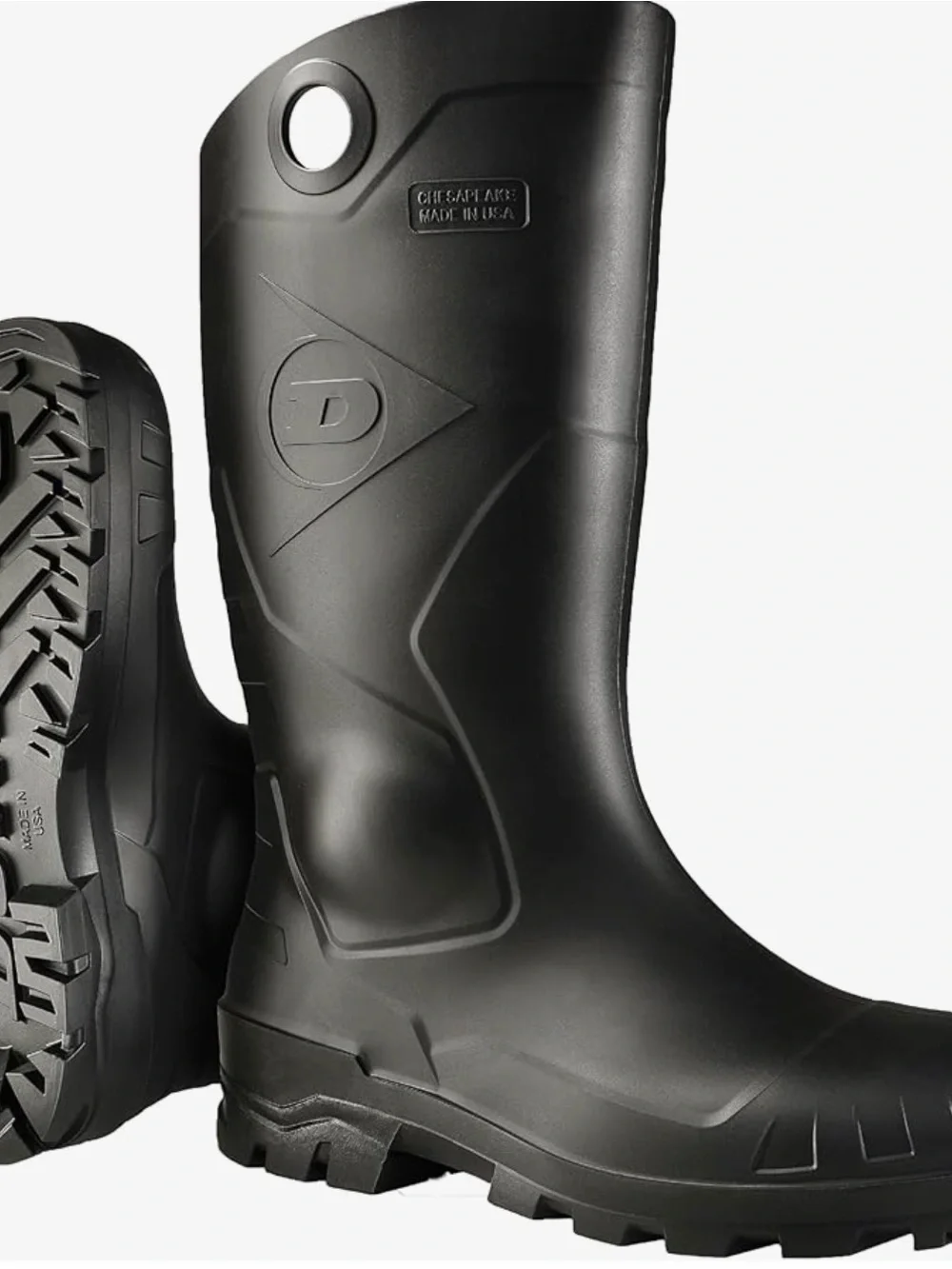 Dunlop Black Waterproof Men’s Rain & Snow Boots